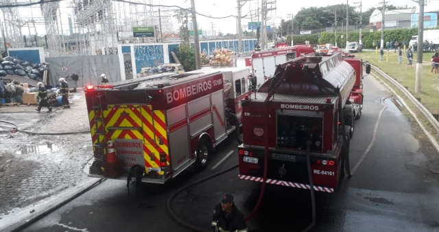 (Imagem: Twitter do Corpo de Bombeiros de São Paulo)