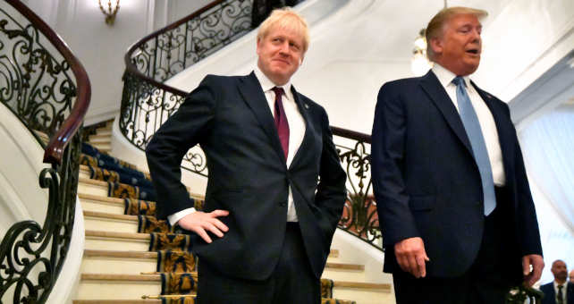 Boris Johnson e Donald Trump