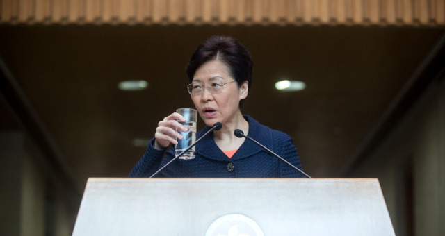 Carrie Lam, líder executiva de Hong Kong