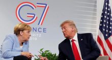 Donald Trump Angela Merkel G7