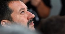 Líder do partido de extrema-direita da Itália, Matteo Salvini