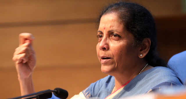 Nirmala Sitharaman Ministério Finanças Índia