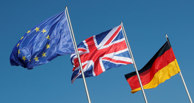 União Europeia Reino Unido Alemanha Bandeiras