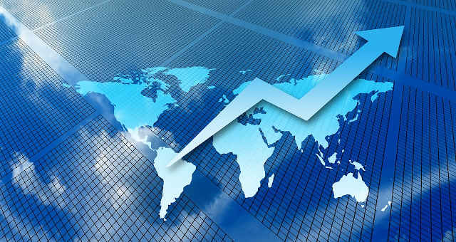 tendência alta mapa mundo finanças mercado