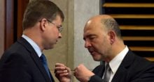 Valdis Dombrovskis e Pierre Moscovici