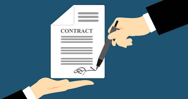assinatura contrato