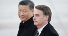 Presidentes Xi Jinping e Jair Bolsonaro