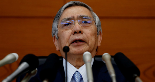 Presidente do banco central do Japão, Haruhiko Kuroda