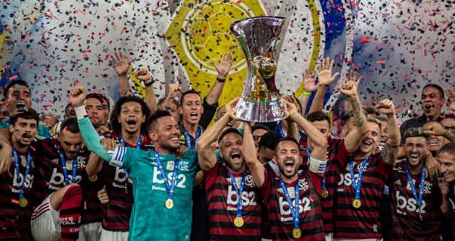 Flamengo comemora a Libertadores 2019