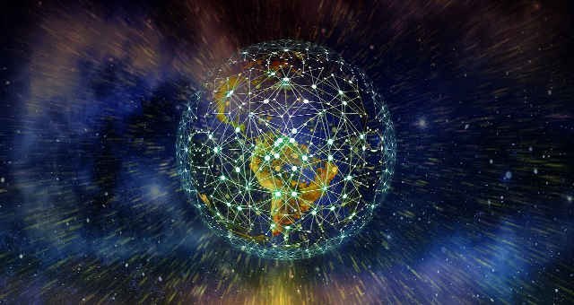 mundo rede tecnologia ligação conexão planeta terra espaço universo dados