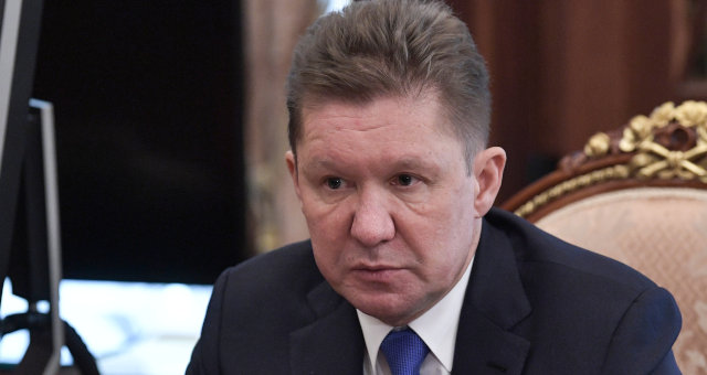 Presidente-executivo da Gazprom, Alexei Miller