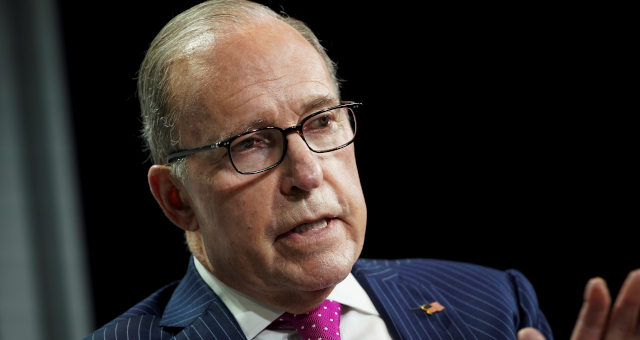 O diretor do Conselho Econômico da Casa Branca, Larry Kudlow