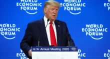 Fórum Econômico Mundial Davos Donald Trump