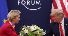 Fórum Econômico Mundial Donald Trump Ursula von der Leyen
