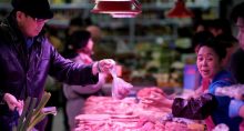 Ásia Supermercado Alimentos Carnes Suínos Consumidor