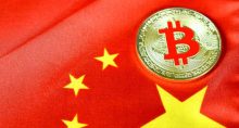 china bitcoin bandeira