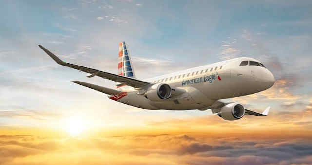 American Airlines compra 4 jatos E175 da Embraer em contrato de US