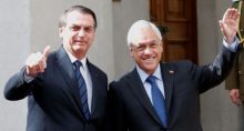 Jair Bolsonaro e Sebastian Piñera