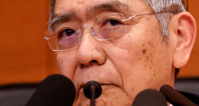 Presidente do Banco do Japão, Haruhiko Kuroda
