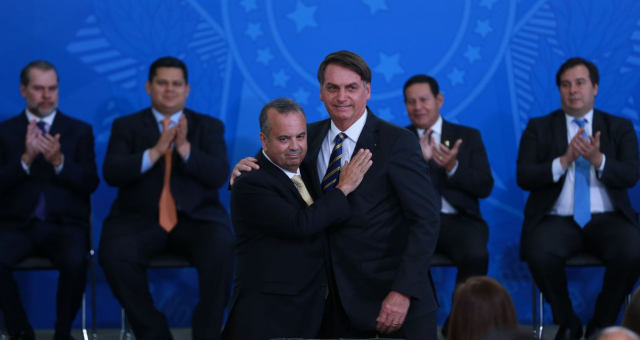 Jair Bolsonaro e Rogério Marinho