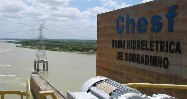 Usina Hidrelétrica de Sobradinho, operada pela Chesf na Bahia