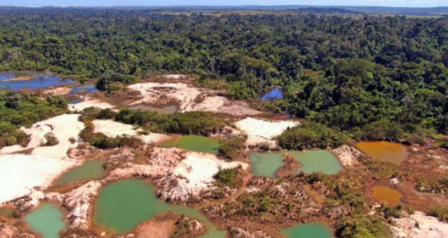 Garimpo Desmatamento Amazônia Meio Ambiente Mineração