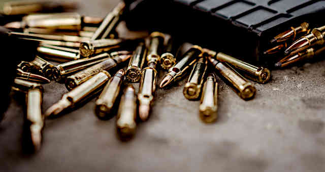 bala, munição, cartuchos, arma