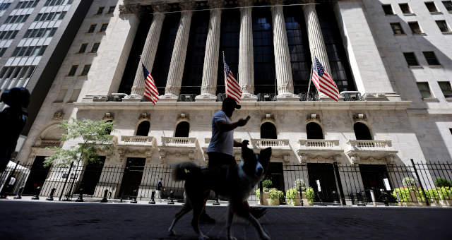 Wall Street Nyse Mercados Bolsa de Valores de Nova York