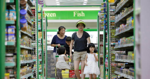 Supermercado Consumo Ásia China