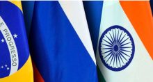 Brics Bandeiras Brasil Rússia Índia