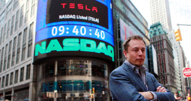 Nasdaq Tesla TSLA Elon Musk