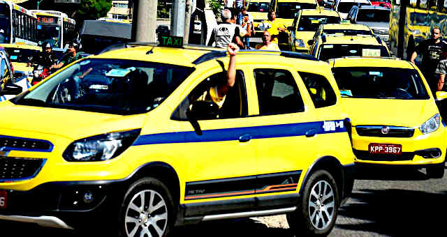 Táxis no Rio de Janeiro