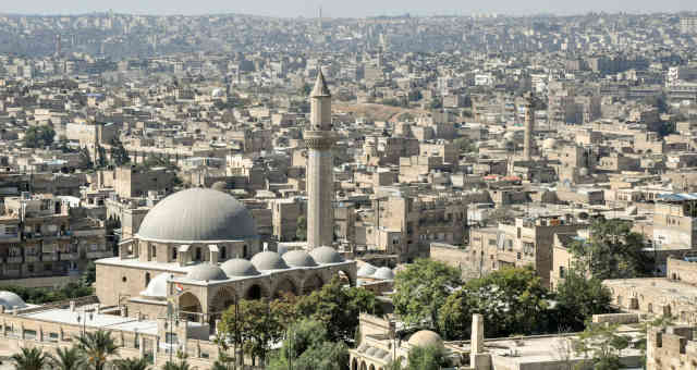 Cidade de Alepo, na Síria