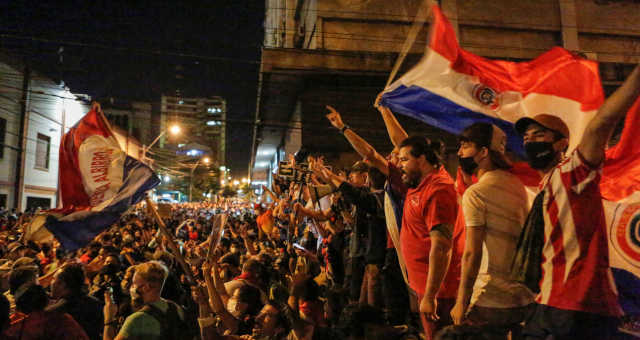 Protesto em Paraguai