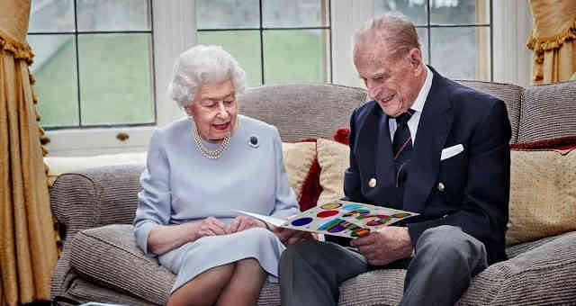 Rainha Elizabeth e o Príncipe Philip