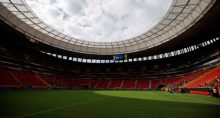 Vista do estádio Mané Garrincha, em Brasília (DF)