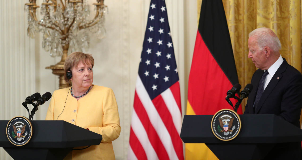 Biden, Merkel