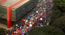 Protesto contra o governo em São Paulo