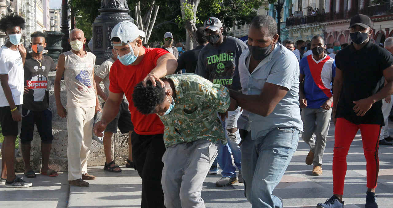 Protestos em Havana
