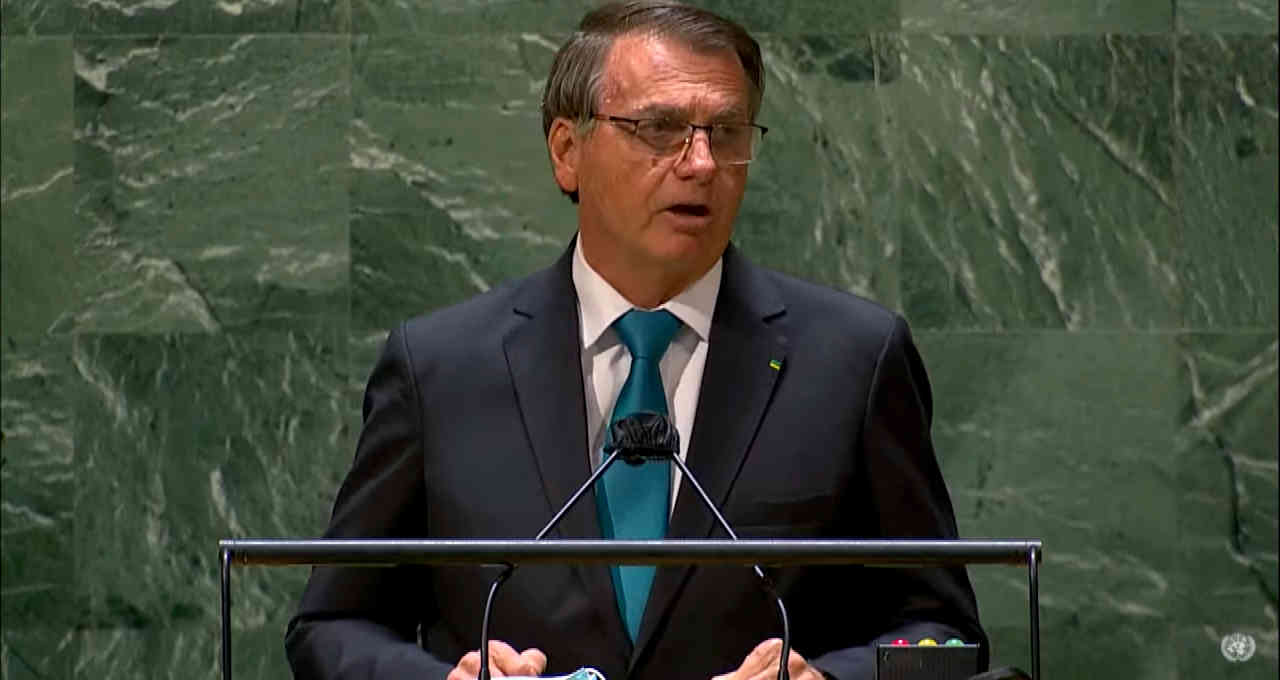 Jair Bolsonaro discursa na ONU em setembro de 2021