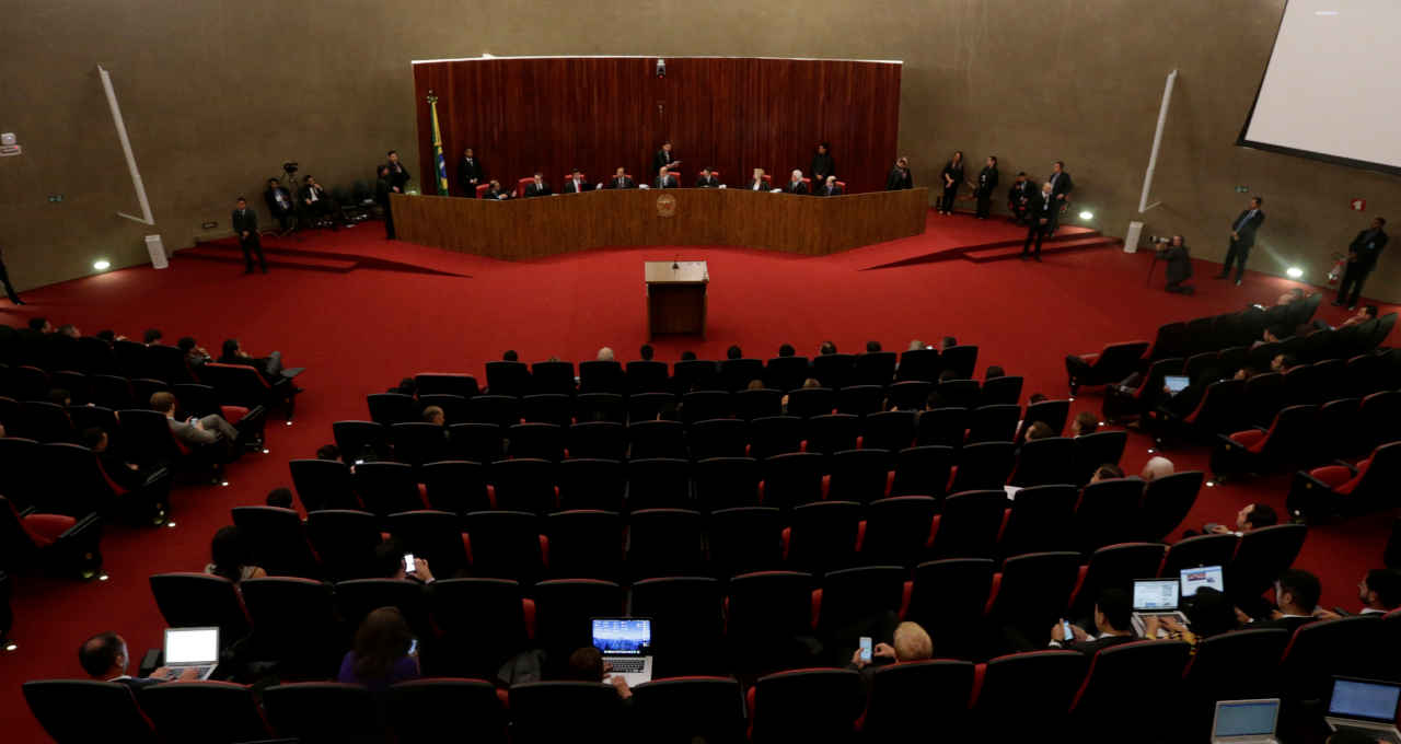 Plenário do Tribunal Superior Eleitoral em Brasília 07/06/2017