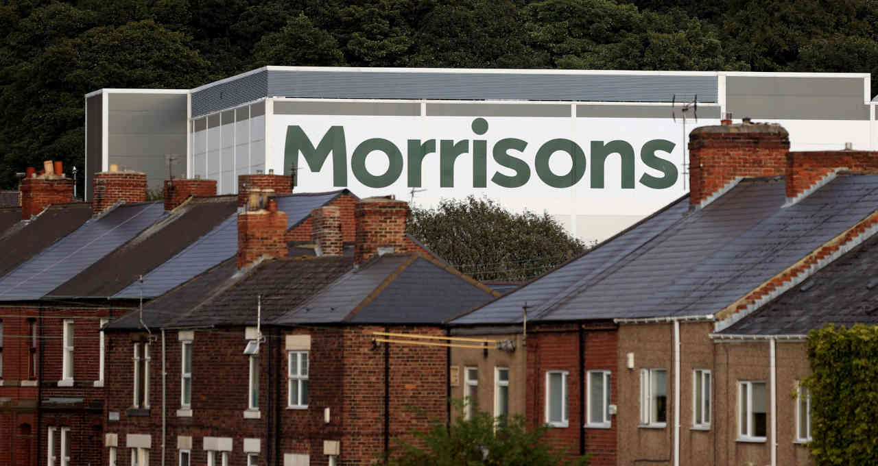 Vista externa de unidade do supermercado Morrisons, na Grã-Bretanha.