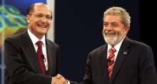 Lula e Alckmin; eleições