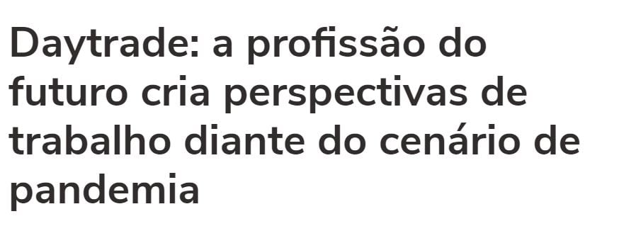 daytrade profissão do futuro