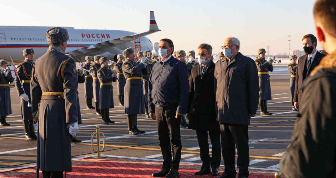 Jair Bolsonaro desembarca na Rússia