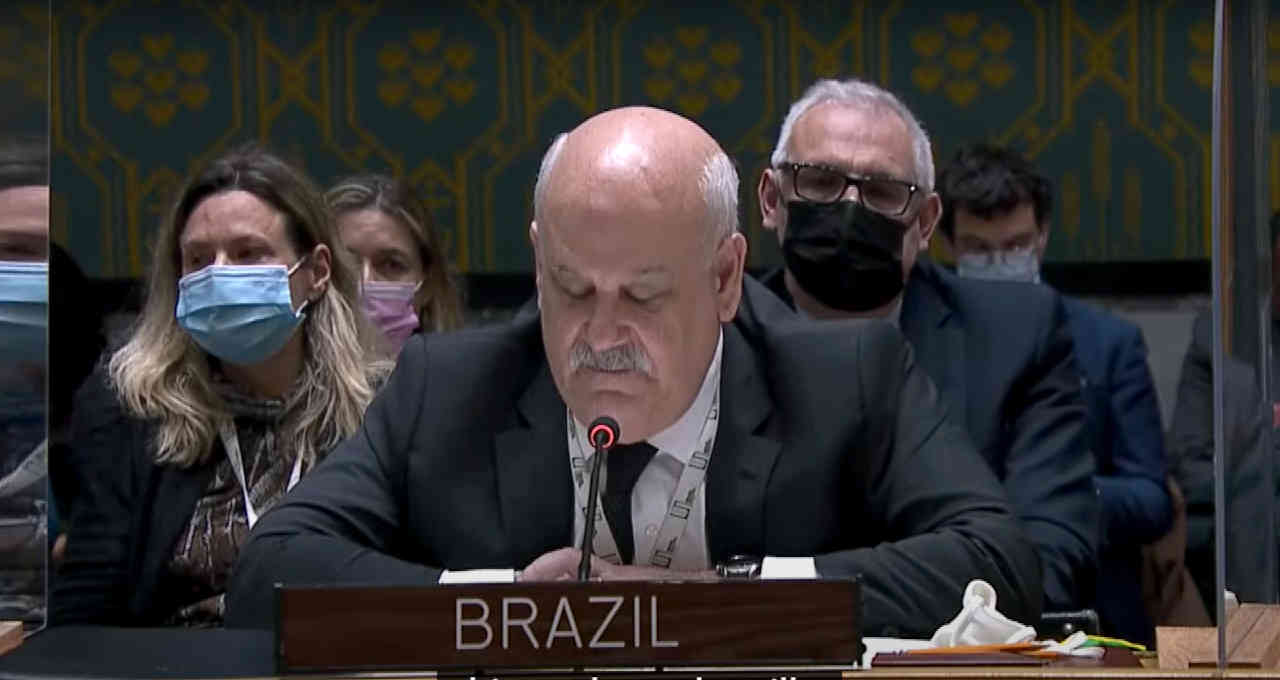 Embaixador do Brasil na ONU, Ronaldo Costa Filho, condena invasão da Ucrânia pela Rússia