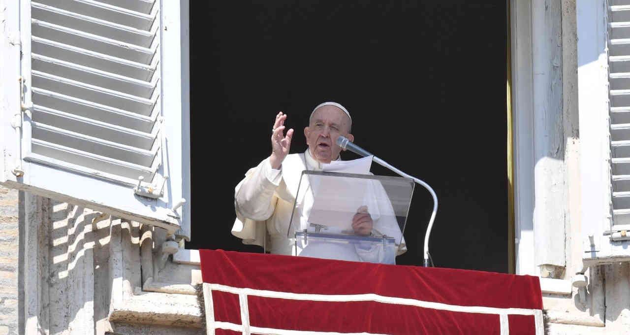Papa Francisco suportou discurso contra invasão da Ucrânia em neste domingo mensagem 13 de março de 2022