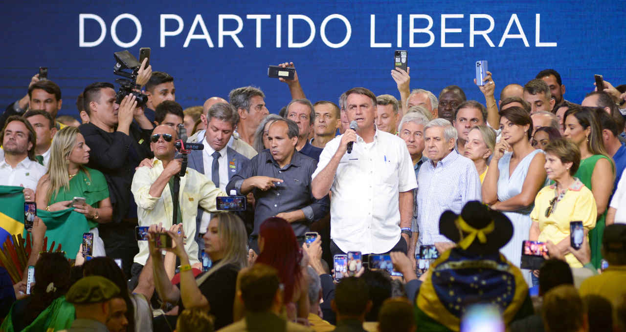 Jair Bolsonaro, candidato à reeleição