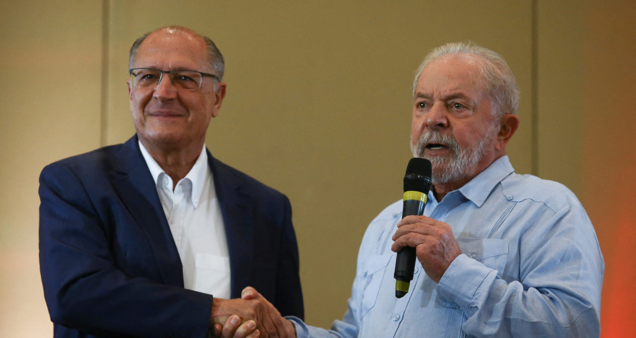 Lula e Alckmin; diplomação, chapa