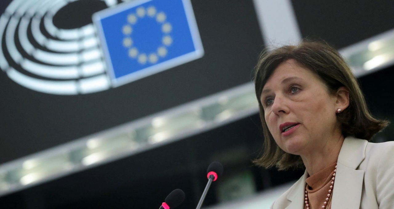 Comissária europeia para Valores e Transparência, Vera Jourova